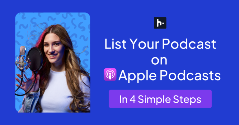 List Your Podcast on Apple Podcasts In 4 Simple Steps