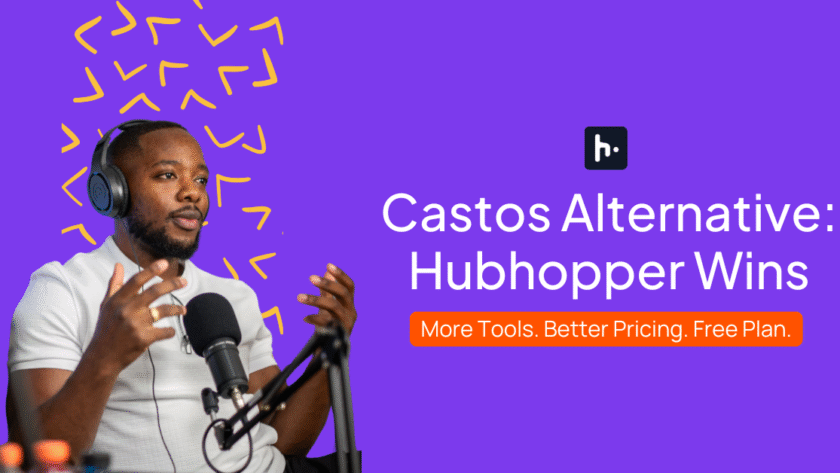 Castos Alternative: Hubhopper Wins More Tools. Better Pricing. Free Plan.